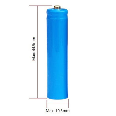 Αγορά 320mAh 3.7V AAA Μέγεθος 10440 Λιθιοϊοντική επαναφορτιζόμενη μπαταρία για οδοντόβουρτσα διαδικτυακή κατασκευή