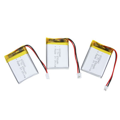 Αγορά Πακέτο 603040 3,7 βολτ 650mAh πολυμερών μπαταριών λίθιου IEC62133 UN38.3 online manufacture