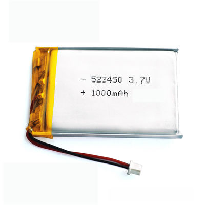 Αγορά KC IEC62133 Πιστοποιημένο 3.7V 1000mAh Lithium Polymer Battery Pack Λίπο μπαταρία για καταγραφέα θερμοκρασίας online manufacture