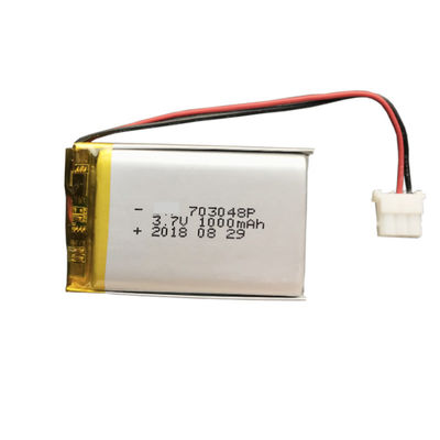 Αγορά 703048 μοντέλο 3.7V 1000mAh Λιθιοπολυμερή μπαταρία πακέτο επαναφορτιζόμενη μπαταρία LiPo online manufacture