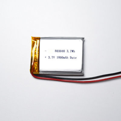 Αγορά IEC62133 UL ενέκρινε την πολυμερή μπαταρία 3.7v 1000mAh λι 803040 online manufacture