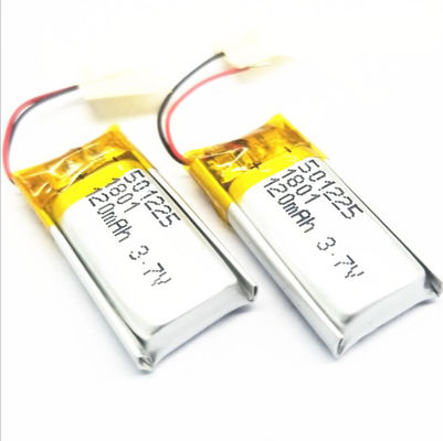 Αγορά Κάσκα 3.7v 120mah Lipo 501225 Bluetooth πολυμερής μπαταρία λι με το καλώδιο online manufacture