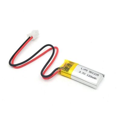 Αγορά Μικρό 3.7v 120mah Lipo 501225 πακέτο πολυμερών μπαταριών λίθιου online manufacture