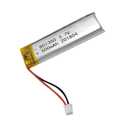 Αγορά Επαναφορτιζόμενη Lipo μπαταρία 3.7V 500mAh 801350 για τη ιατρική συσκευή online manufacture