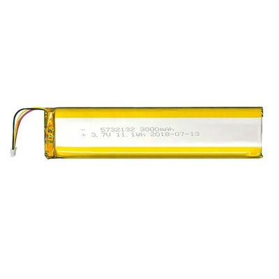 Πιστοποιημένο από την KC 3.7V 3000mAh μπαταρία πολυμερούς λιθίου επαναφορτιζόμενη μπαταρία LiPo για αυτοκίνητα GPS και Power Bank