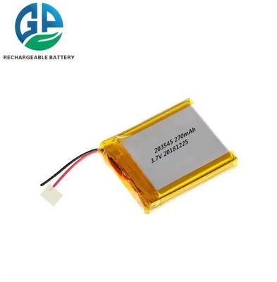 233545 Μπαταρία Πολυμερών Λιθίου 270mAh 3.7V Επαναφορτιζόμενη Μπαταρία για Smart Watch