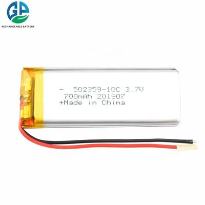 Δρόνοι 3.7 Li πολυμερή μπαταρία 502359 700mah 10c υψηλό ρυθμό εκφόρτισης