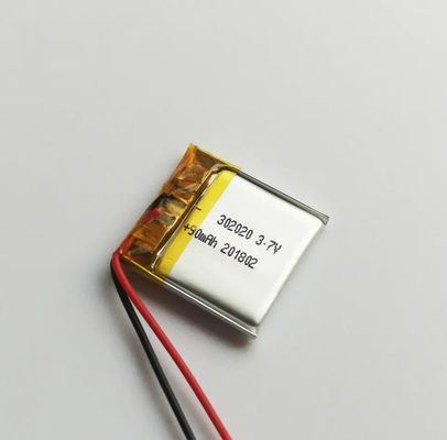 Μικρή μπαταρία 3.7v 90 Mah Li Polymer Battery 302020 επαναφορτιζόμενη μπαταρία λιθίου