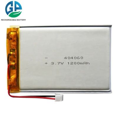 3.7V 1200mAh 404060 Μέγεθος Υψηλής Χωρητικότητας Επαναφορτιζόμενη Μπαταρία Πολυμερών Λιθίου Li-Po