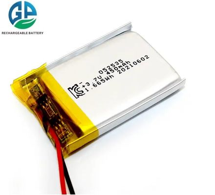 3.7V 450mAh Μπαταρία Lipo 502535 Επαναφορτιζόμενη Μπαταρία Ιοντοπολυμερών Λιθίου για Ασύρματες Συσκευές