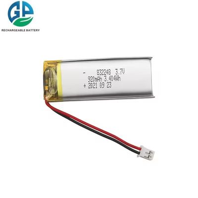 KC IEC62133 Εγκεκριμένο 3.7V 920mAh Επαναφορτιζόμενη Μπαταρία Lipo για Συσκευές Ομορφιάς