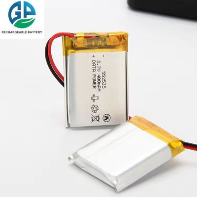 552535 3.7V 400mAh KC CB IEC62133 Εγκριθείσα μπαταρία πολυμερούς λιθίου επαναφορτιζόμενη μπαταρία λιθίου