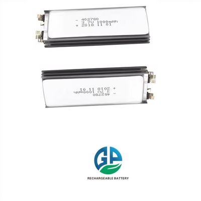 Πιστοποίηση KC 3.7v 1000mAh 402780 Μικρή μπαταρία πολυμερούς λιθίου Ανωτάτης ποιότητας επαναφορτιζόμενη μπαταρία πολυμερούς λιθίου