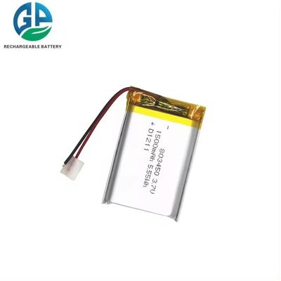 KC IEC 62133 CB Εγκριθείσα 3.7V 1500mAh 803450 μπαταρία πολυμερούς λιθίου πολυμερούς επαναφορτιζόμενη μπαταρία