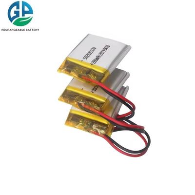 502525 Προσαρμοσμένο πακέτο μπαταρίας Li-Polymer 3.7V 280mAh με 500 φορές κύκλο ζωής