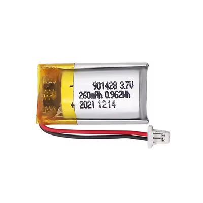 901428 260mAh 3.7V 500 κύκλους Λιθιοποιημένη μπαταρία πολυμερούς