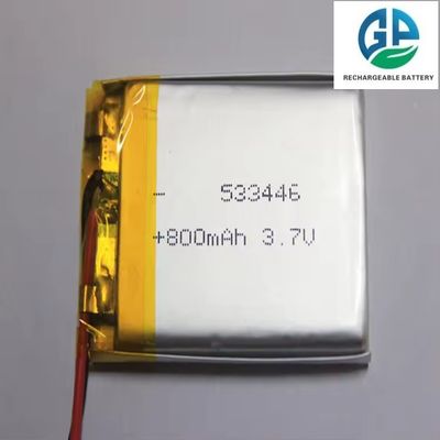 Μπαταρία πολυμερών λιθίου 800mAh με πιστοποίηση KC, επαναφορτιζόμενη, υψηλής ταχύτητας εκφόρτισης
