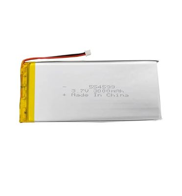 Υψηλή εκφόρτιση 3.7V 3000mAh μπαταρία πολυμερούς λιθίου επαναφορτιζόμενη μπαταρία Lipo για συσκευές ομορφιάς
