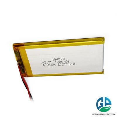 Μπαταρία πολυμερών λιθίου 1300mAh Υψηλού Ρυθμού Εκφόρτισης Πιστοποιημένη KC CB CE Επαναφορτιζόμενη Μπαταρία LiPo