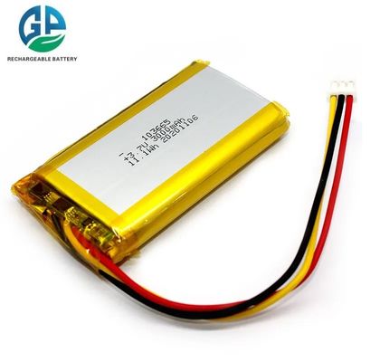 Υψηλός ρυθμός εκφόρτισης 5C 3000mAh 103665 Λίπο μπαταρία Λιθίου Πολυμερή μπαταρία Πακέτο με PCM