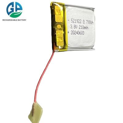 KC Certified 3.8V 210mAh Μπαταρία Πολυμερών Λιθίου Επαναφορτιζόμενη Μπαταρία Lipo για Συσκευές Ομορφιάς