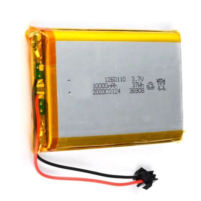 3.7V 10000mAh 1260110 Επαναφορτιζόμενη Μπαταρία Li Polymer Υψηλής Χωρητικότητας Lipo Μπαταρία