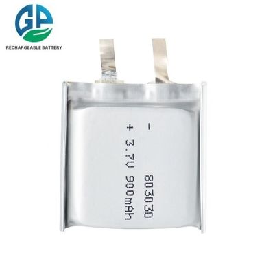 KC CB IEC62133 Αναφορτιζόμενη μπαταρία 900mAh 3.7 v Πολυμερή μπαταρία λιθίου 803030 3.7v Λίπο μπαταρία 900mah Πολυμερή μπαταρία λιθίου