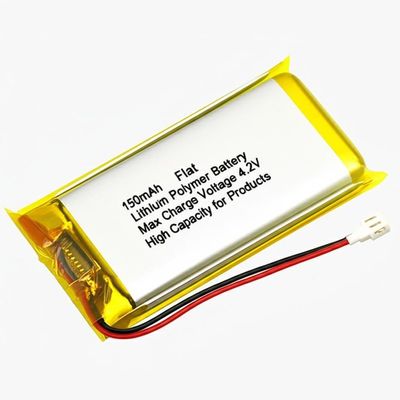 Εγκρίθηκε από την KC 3.7V 150mAh μπαταρία πολυμερούς Li επαναφορτιζόμενη μπαταρία με καλώδια PCB