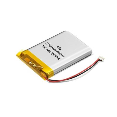 Προσαρμοσμένη μπαταρία πολυμερούς Li 4.6g με 150mAH τυπική χωρητικότητα και ελαφρύ σχεδιασμό
