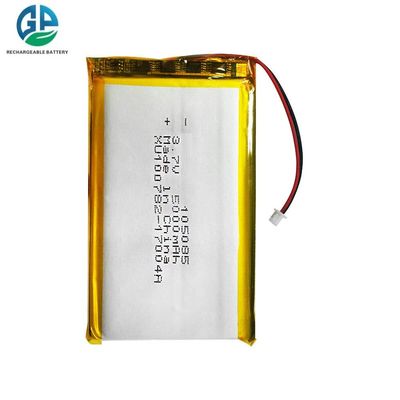 Υψηλής χωρητικότητας 5000mAh 3.7V μπαταρία πολυμερούς λιθίου με 500 φορές διάρκεια κύκλου επαναφορτιζόμενης μπαταρίας LiPo