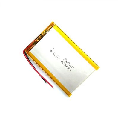 High Capacity 4000mAh 3.7V Lithium Polymer Battery 606090 with 500 Cycle Life for Digital Products