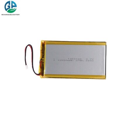 3.7V 10000mAh Li Polymer Battery Rechargeable 1260100 Lithium Polymer Battery Pack