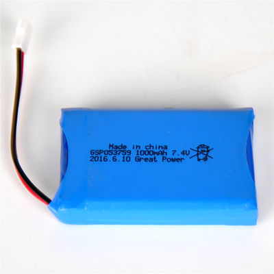 Lipo 7,4 πακέτο πολυμερών μπαταριών λίθιου Β 1000mah 503759