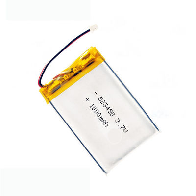 523450 Lipo 3.7V 1000mAh KC μπαταρία με 500 φορές διάρκεια κύκλου για ηλιακό φως