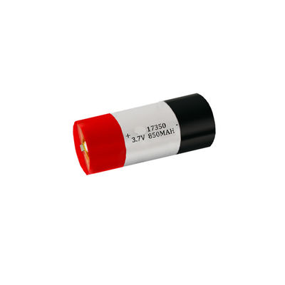 Μπαταρία πολυμερών λιθίου 850mAh 3.7V 17350 LiPo Επαναφορτιζόμενη μπαταρία για ηλεκτρονικό τσιγάρο