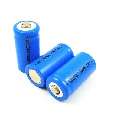 3.7V 750mAh ICR16340 CR123A Επαναφορτιζόμενη Μπαταρία Ιοντολίθιου με 500 Κύκλους Ζωής
