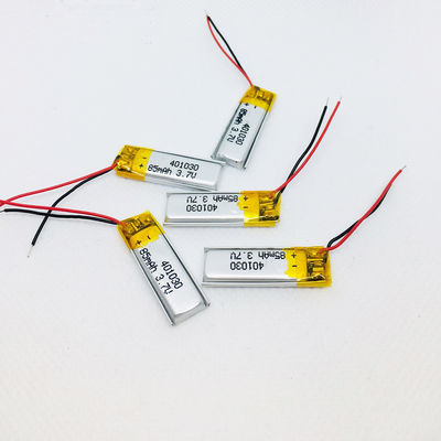 3.7V 90mAh 401030 Μπαταρία Li Polymer για Έξυπνες Συσκευές με 500 Κύκλους Ζωής